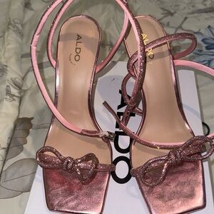 Aldo barrona heels size 8 pink